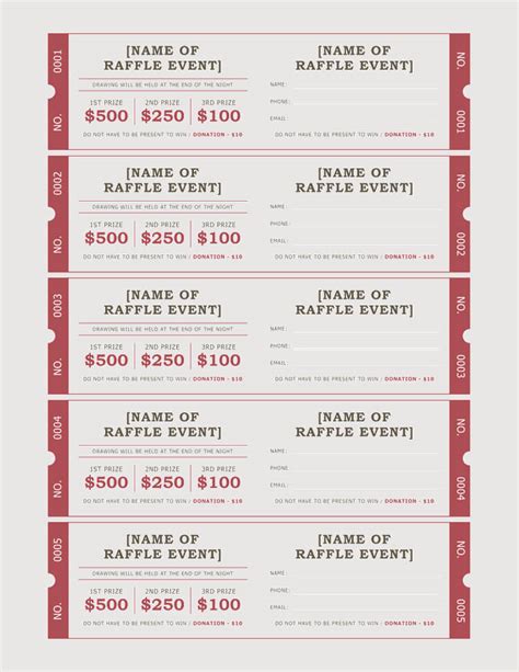 online raffle ticket maker